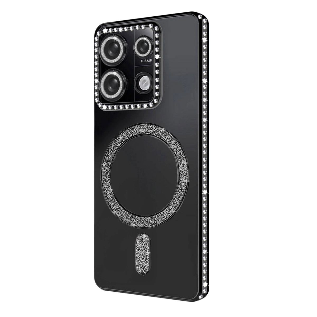 Xiaomi Redmi Note 13 Pro 4g Joke Simli Magneticsafe Kılıf - Siyah