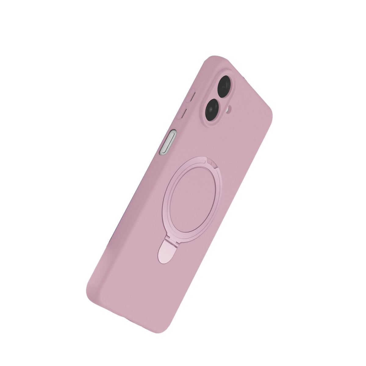 Samsung Galaxy A07 4g Regal Magsafe Standlı Kapak - Açık Pembe