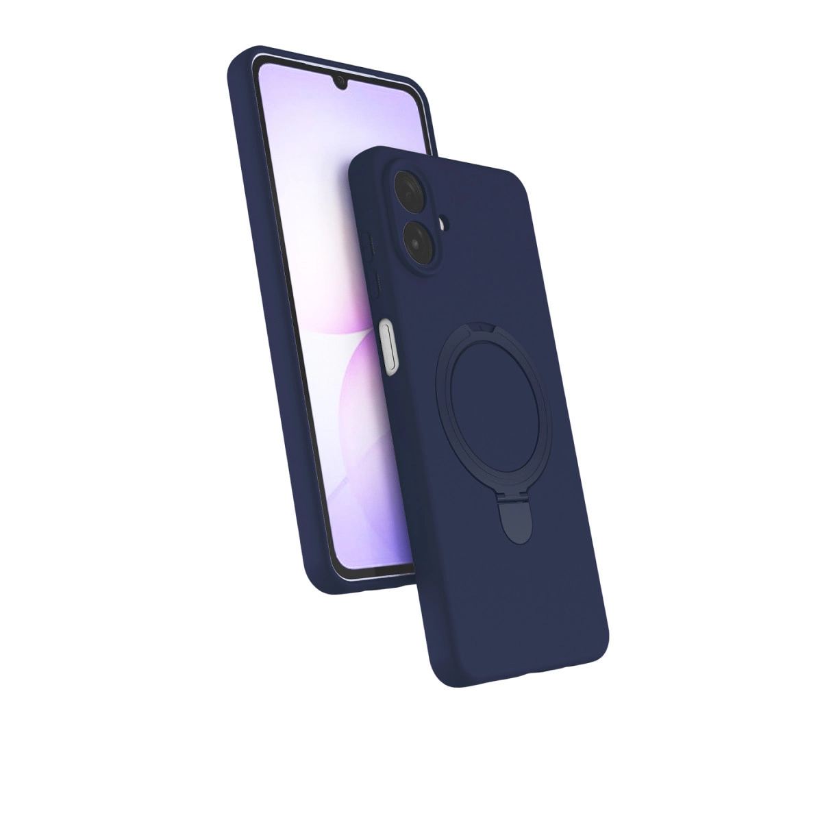 Samsung Galaxy A07 4g Regal Magsafe Standlı Kapak - Lacivert