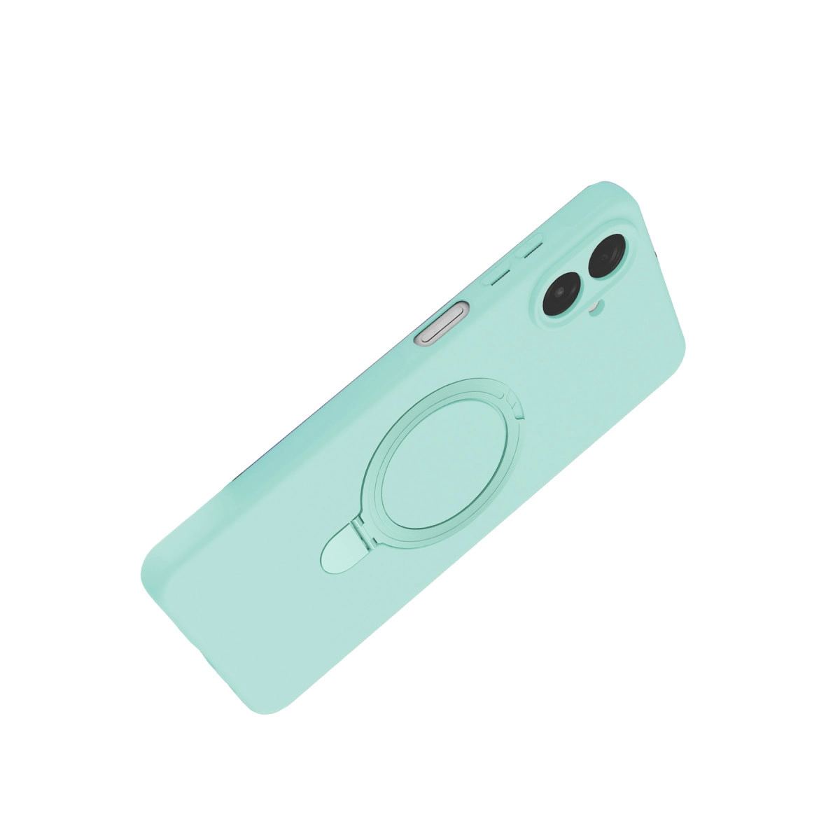 Samsung Galaxy A07 4g Regal Magsafe Standlı Kapak - Su Yeşili
