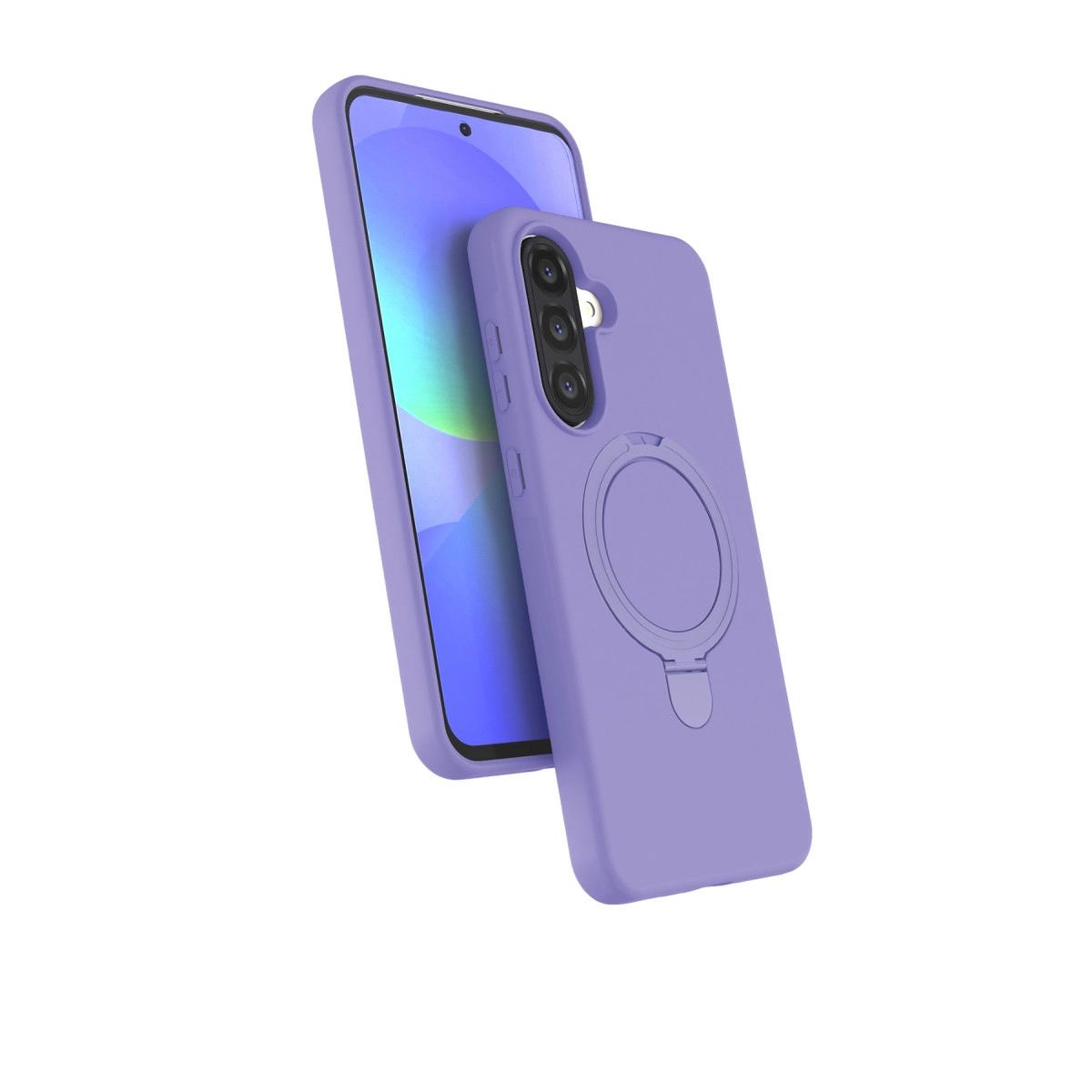 Samsung Galaxy A17 5g Regal Magsafe Standlı Kapak - Lila