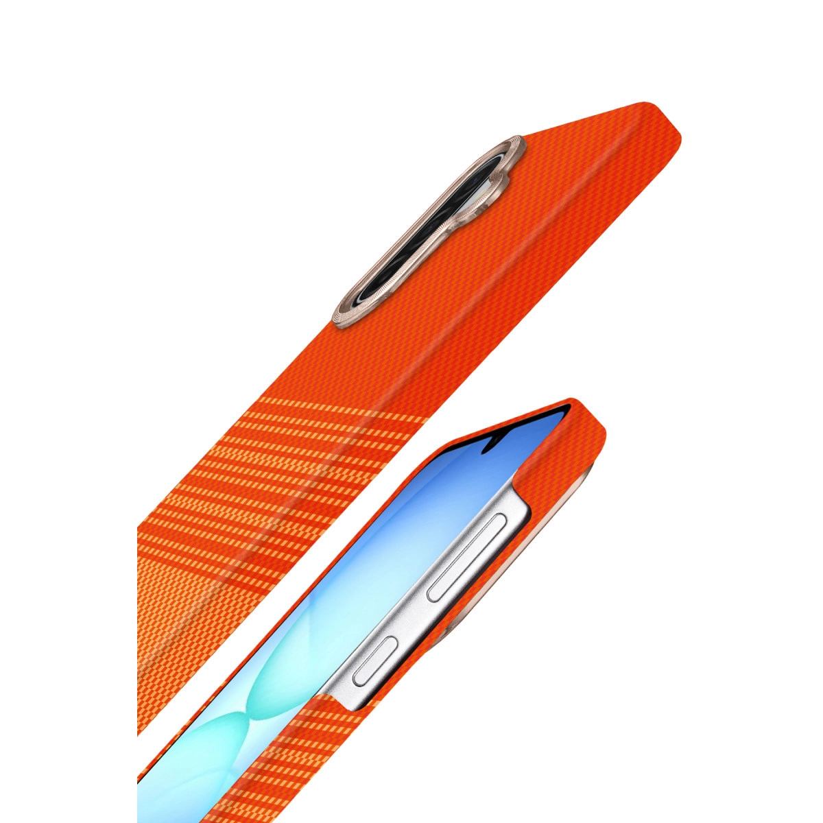 Samsung Galaxy A17 5g Vega Magsafe Kapak - Turuncu