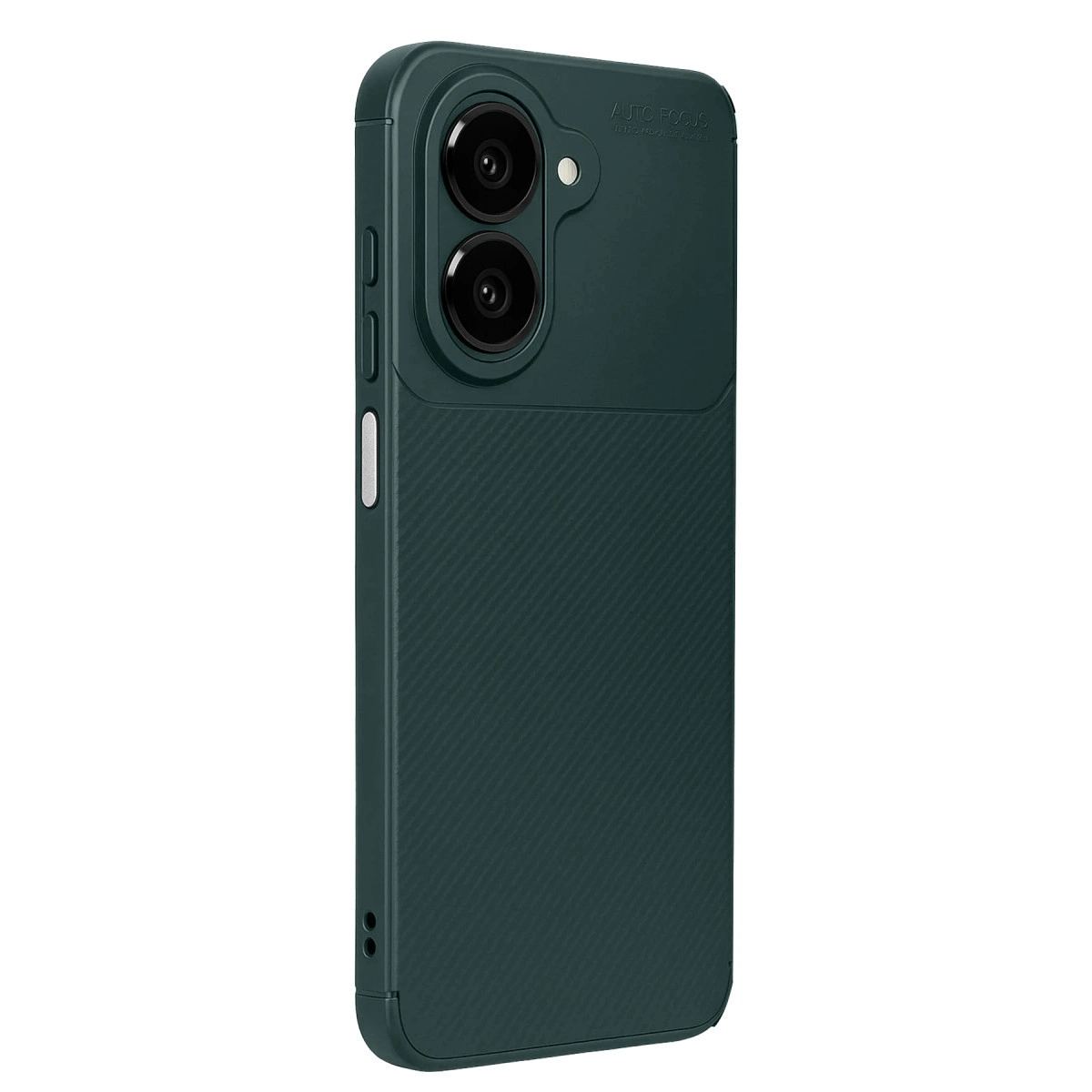 Samsung Galaxy A07 4g Auto Focus Karbon Kapak - Koyu Yeşil