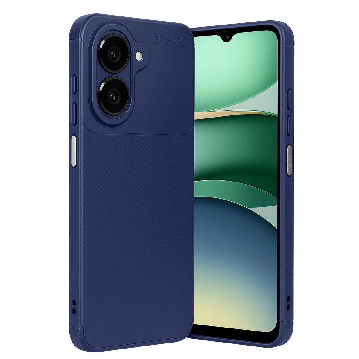Samsung Galaxy A07 4g Auto Focus Karbon Kapak - Lacivert