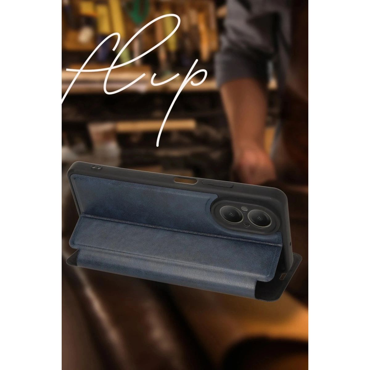 Samsung Galaxy A07 4g Flip Cover - Yeşil