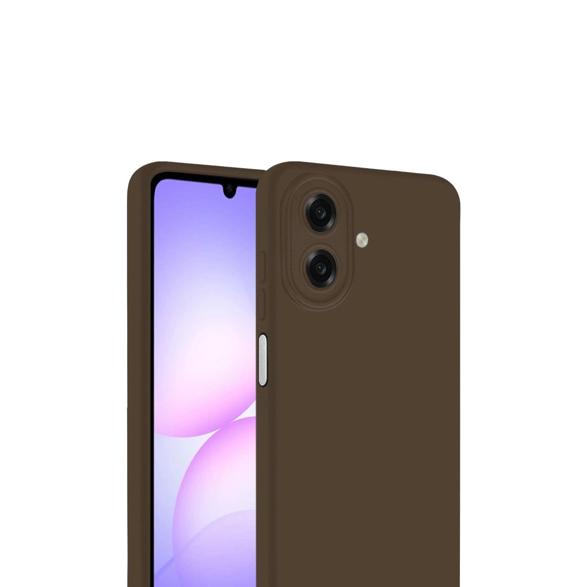 Samsung Galaxy A07 4g First Silikon - Kahverengi