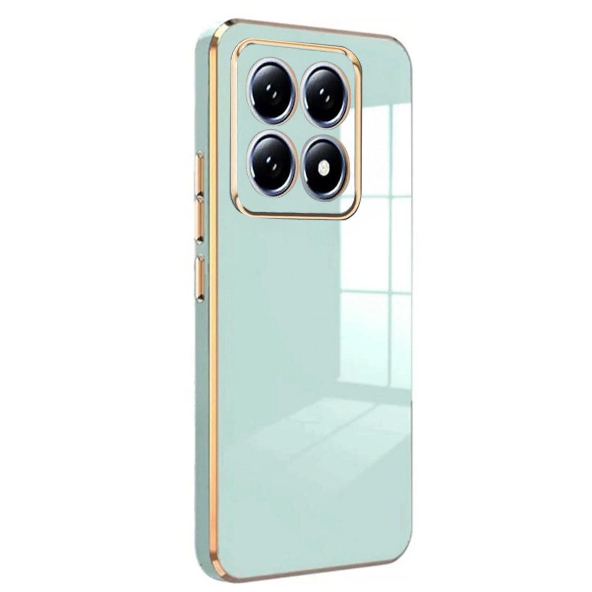 Xiaomi Mi 14t Pro Volet Silikon - Açık Yeşil