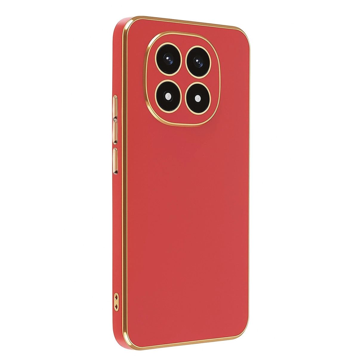 Xiaomi Redmi Note 14 Pro 4g Kılıf Volet Silikon - Kırmızı
