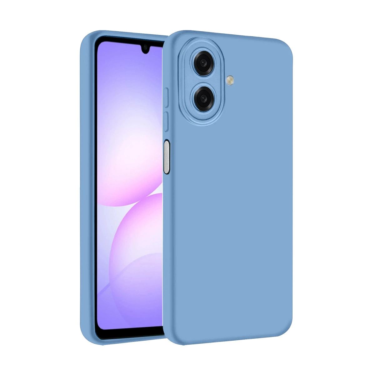 Samsung Galaxy A07 4g Nano İçi Kadife Silikon - Mavi