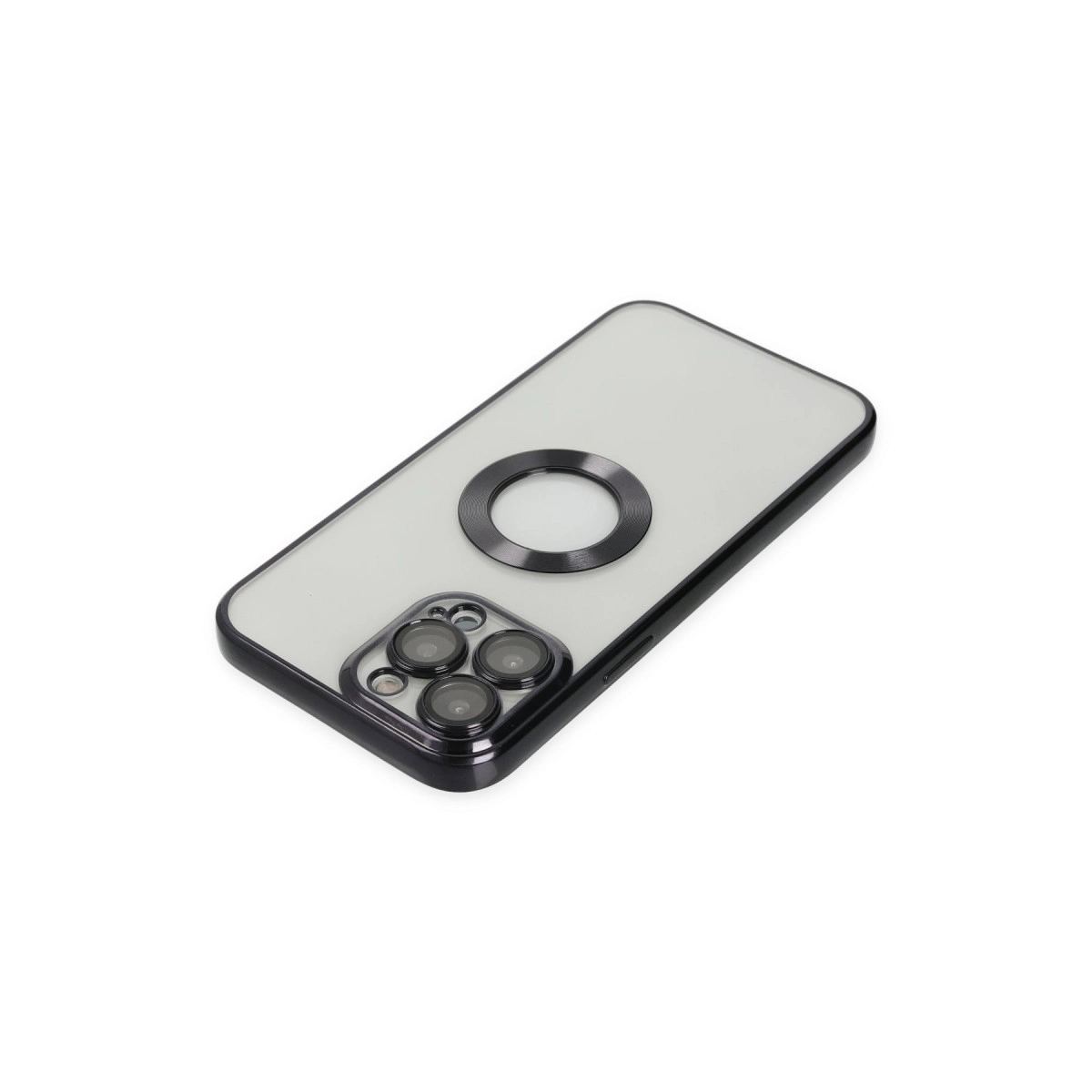 Apple İphone 13 Pro Kılıf Slot Silikon - Siyah