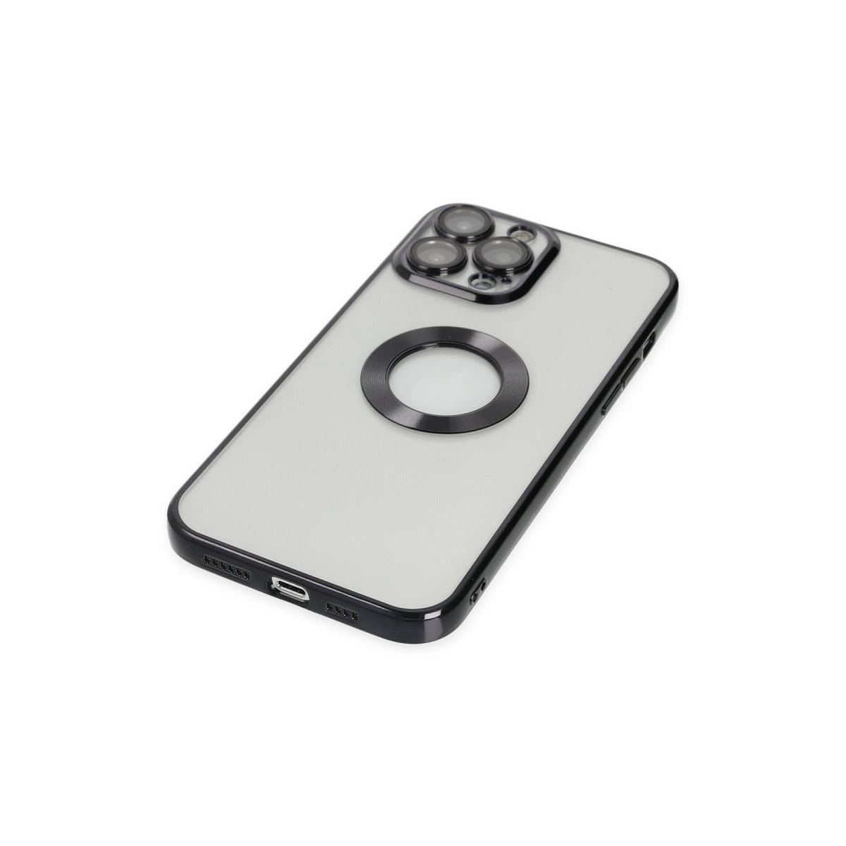 Apple İphone 13 Pro Kılıf Slot Silikon - Siyah