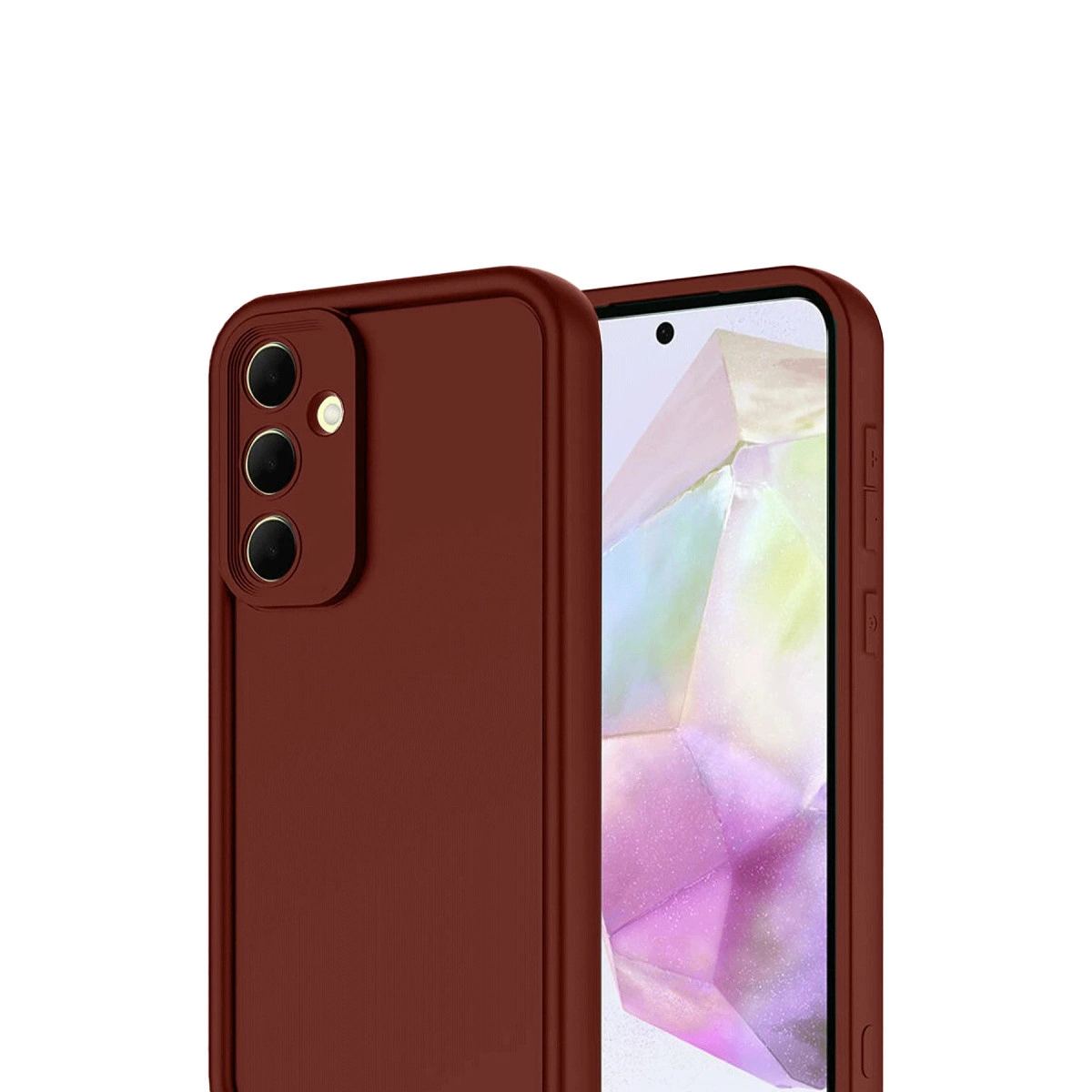 Samsung Galaxy A17 5g Viera Silikon - Bordo