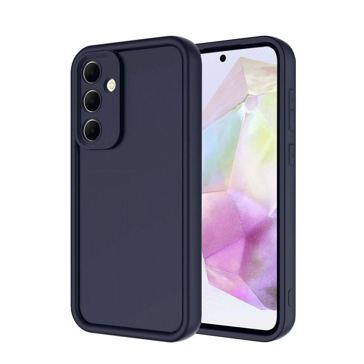 Samsung Galaxy A17 5g Viera Silikon - Lacivert