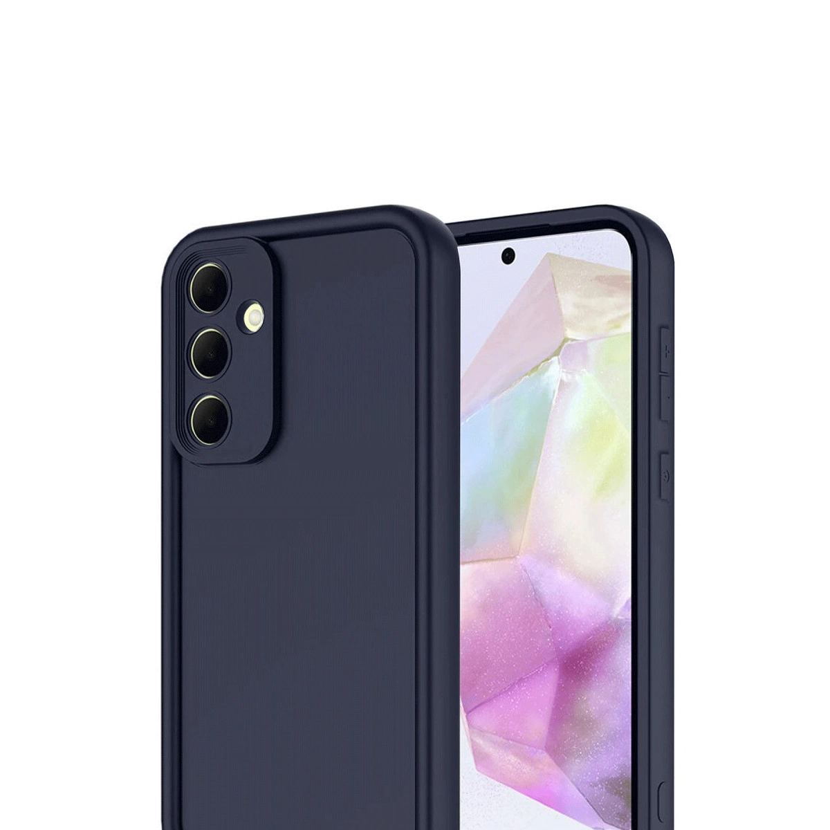 Samsung Galaxy A17 5g Viera Silikon - Lacivert