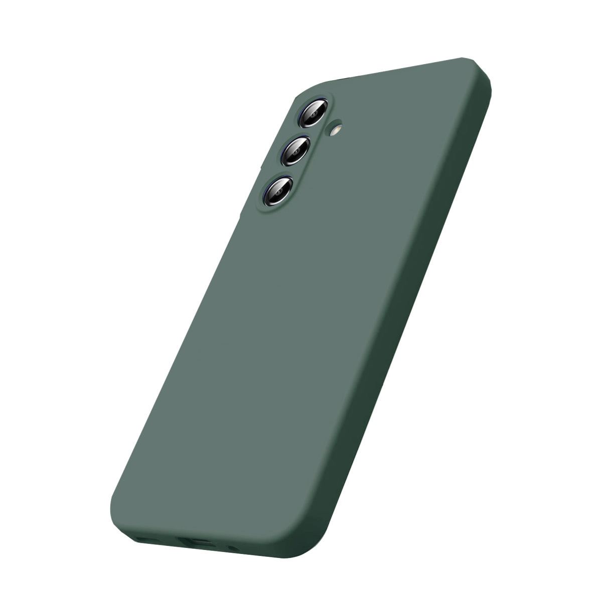 Samsung Galaxy S25 Fe First Silikon - Koyu Yeşil