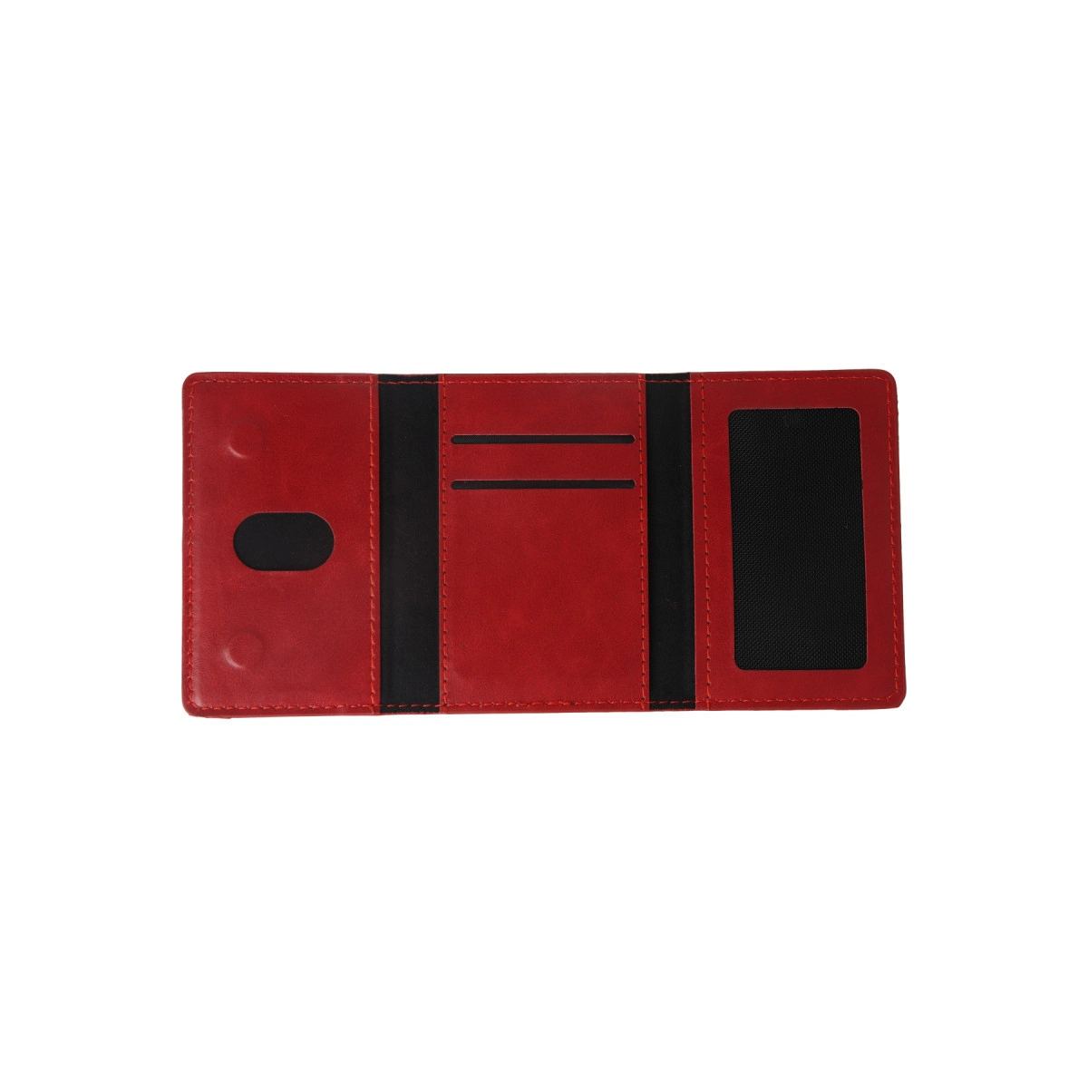 Joko Tema Magsafe Deri Kartlık - Kırmızı