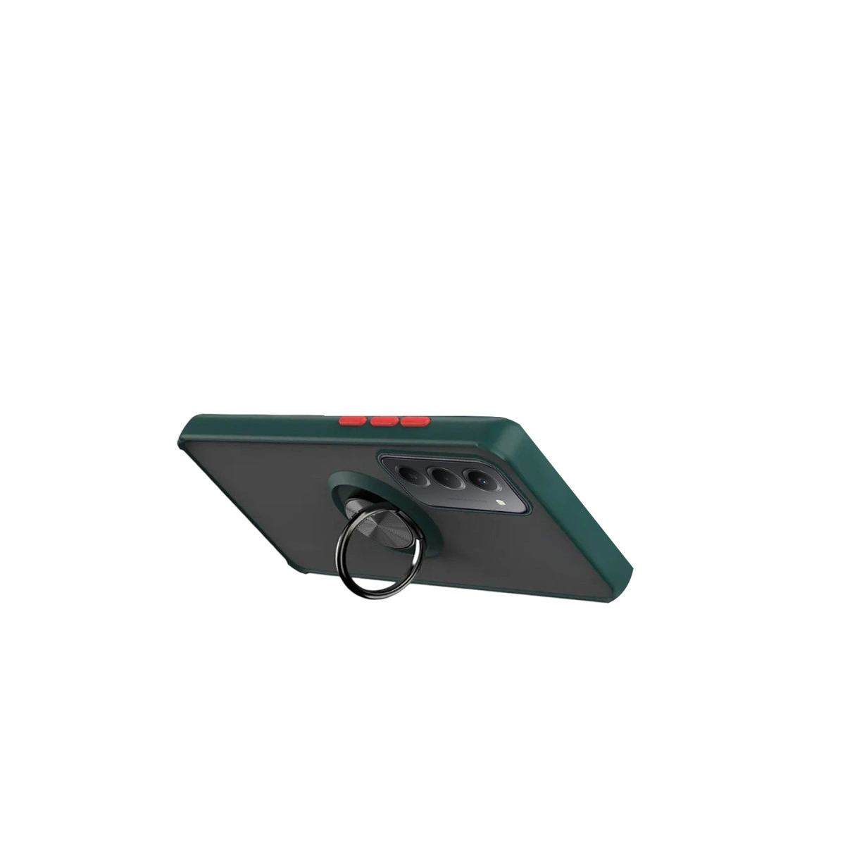 Xiaomi Redmi 15 4g Montreal Yüzüklü Silikon Kapak - Yeşil