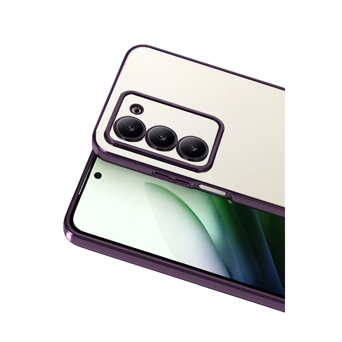Xiaomi Redmi 15 4g Razer Lensli Silikon - Mor