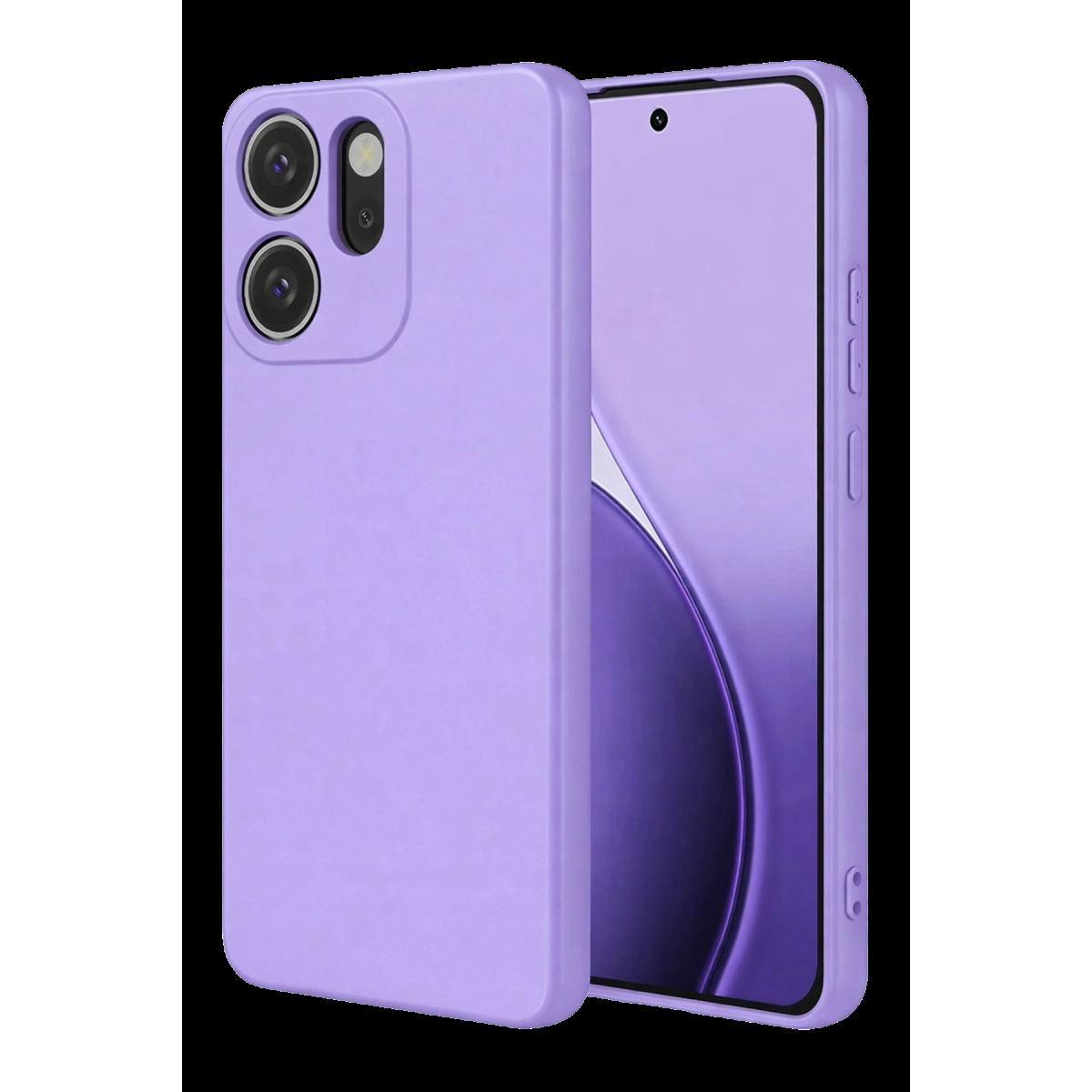 Oppo Reno 14f First Silikon - Lila