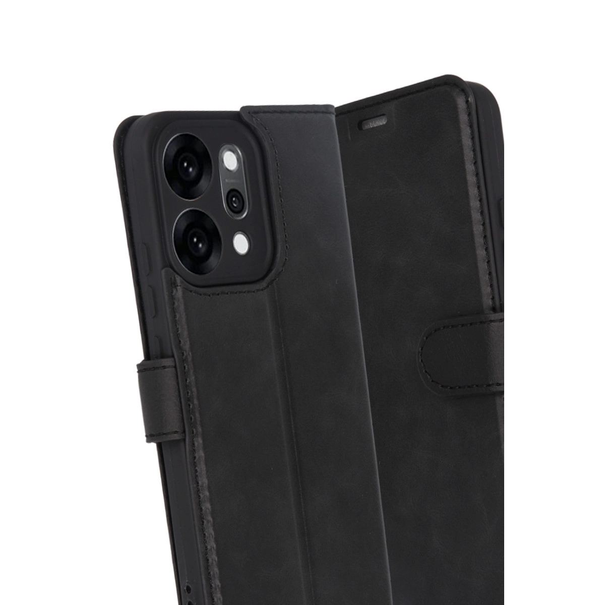 Oppo Reno 14 Trend S Plus Kapaklı Kılıf - Siyah