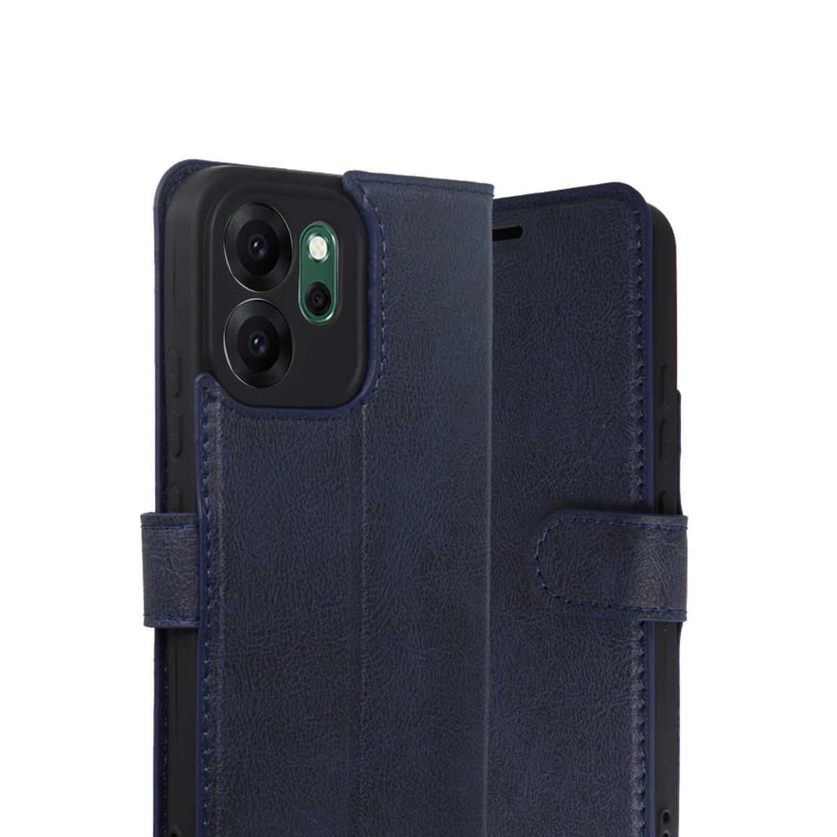 Oppo Reno 14f Trend S Plus Kapaklı Kılıf - Lacivert