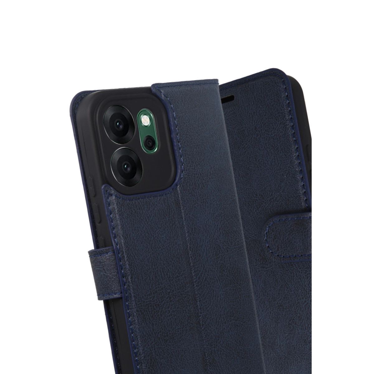 Oppo Reno 14f Trend S Plus Kapaklı Kılıf - Lacivert