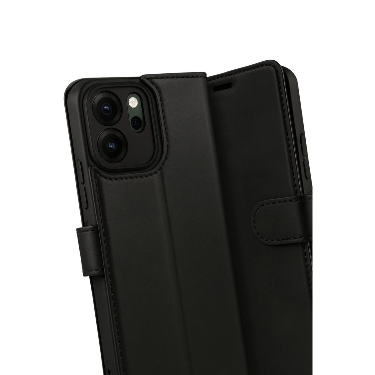 Oppo Reno 14f Trend S Plus Kapaklı Kılıf - Siyah