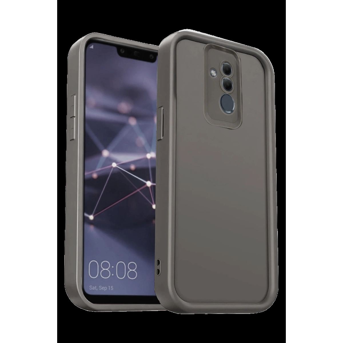 Huawei Mate 20 Lite Kılıf Viera Silikon - Gri