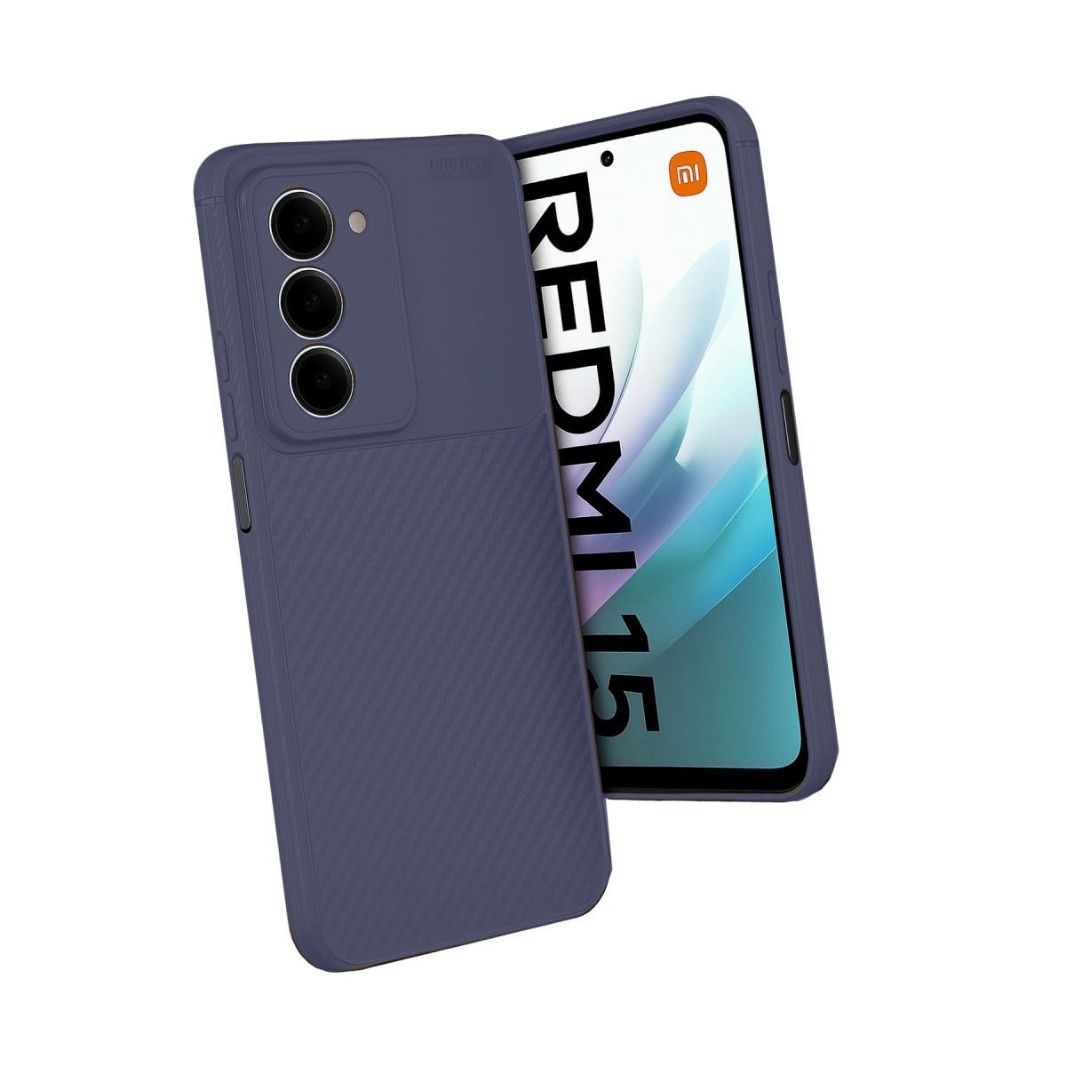 Xiaomi Redmi 15 4g Auto Focus Karbon Kapak - Lacivert