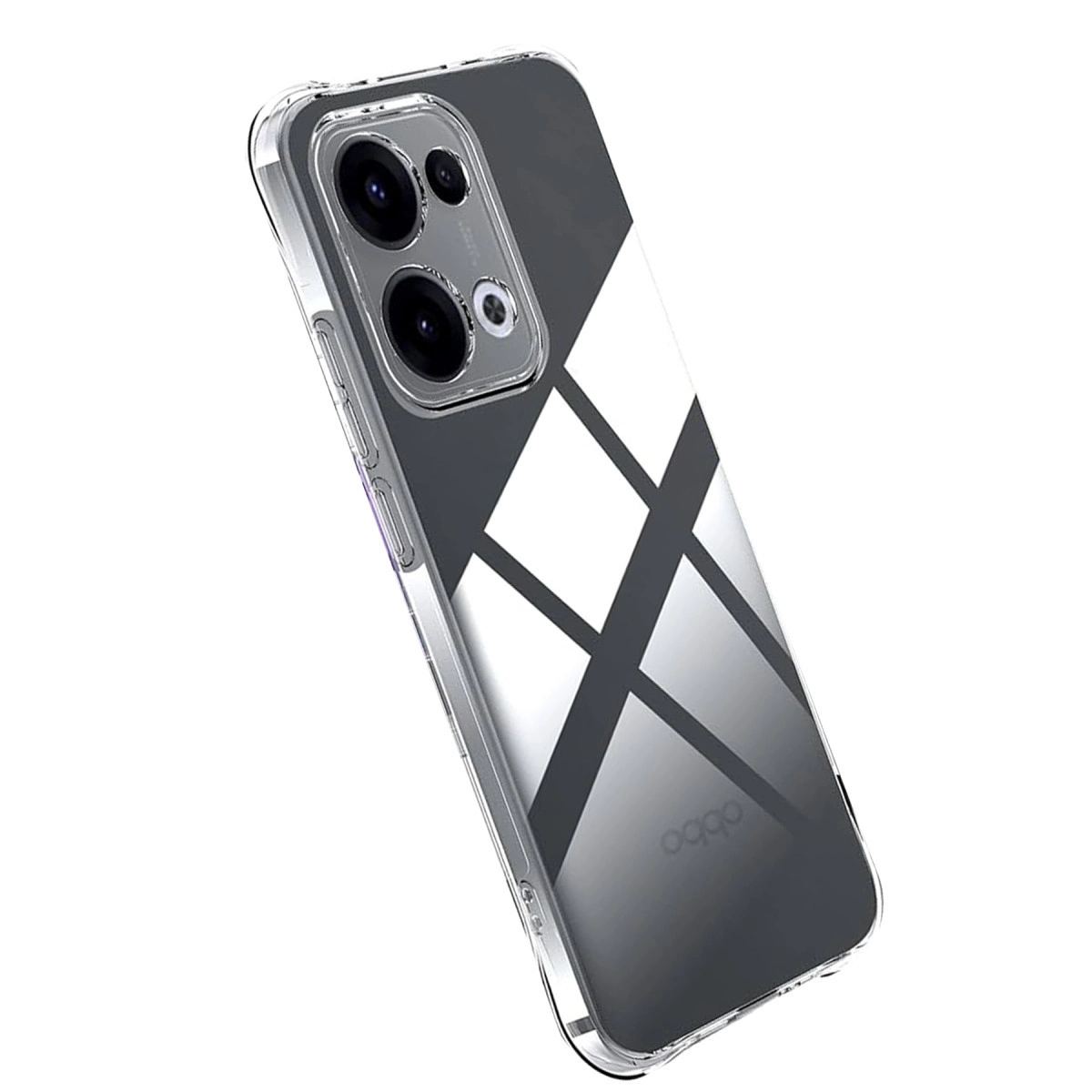Oppo A6 Pro 4g Lüx Şeffaf Silikon - Şeffaf