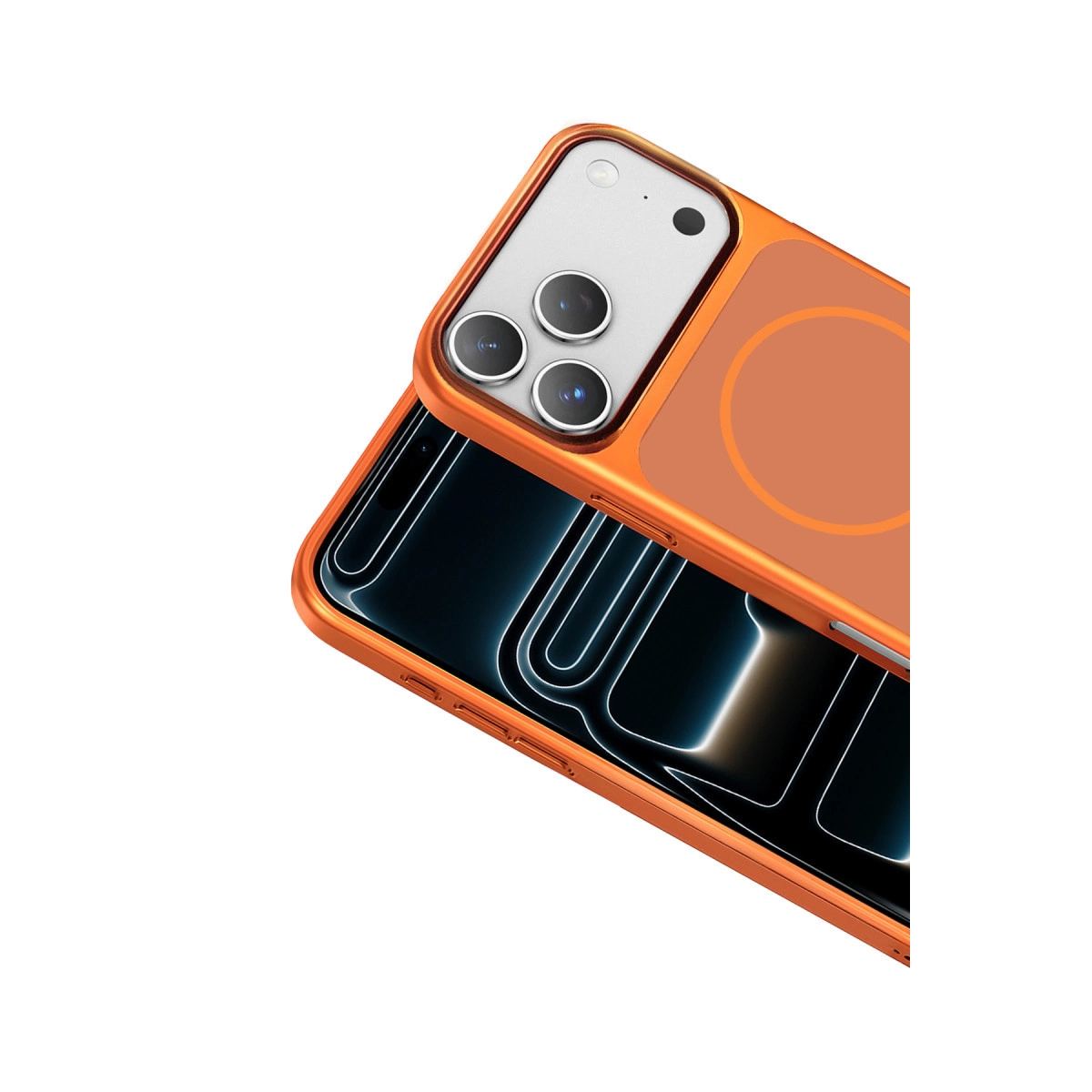 Joko Apple İphone 17 Pro Rush Magsafe Kapak - Turuncu