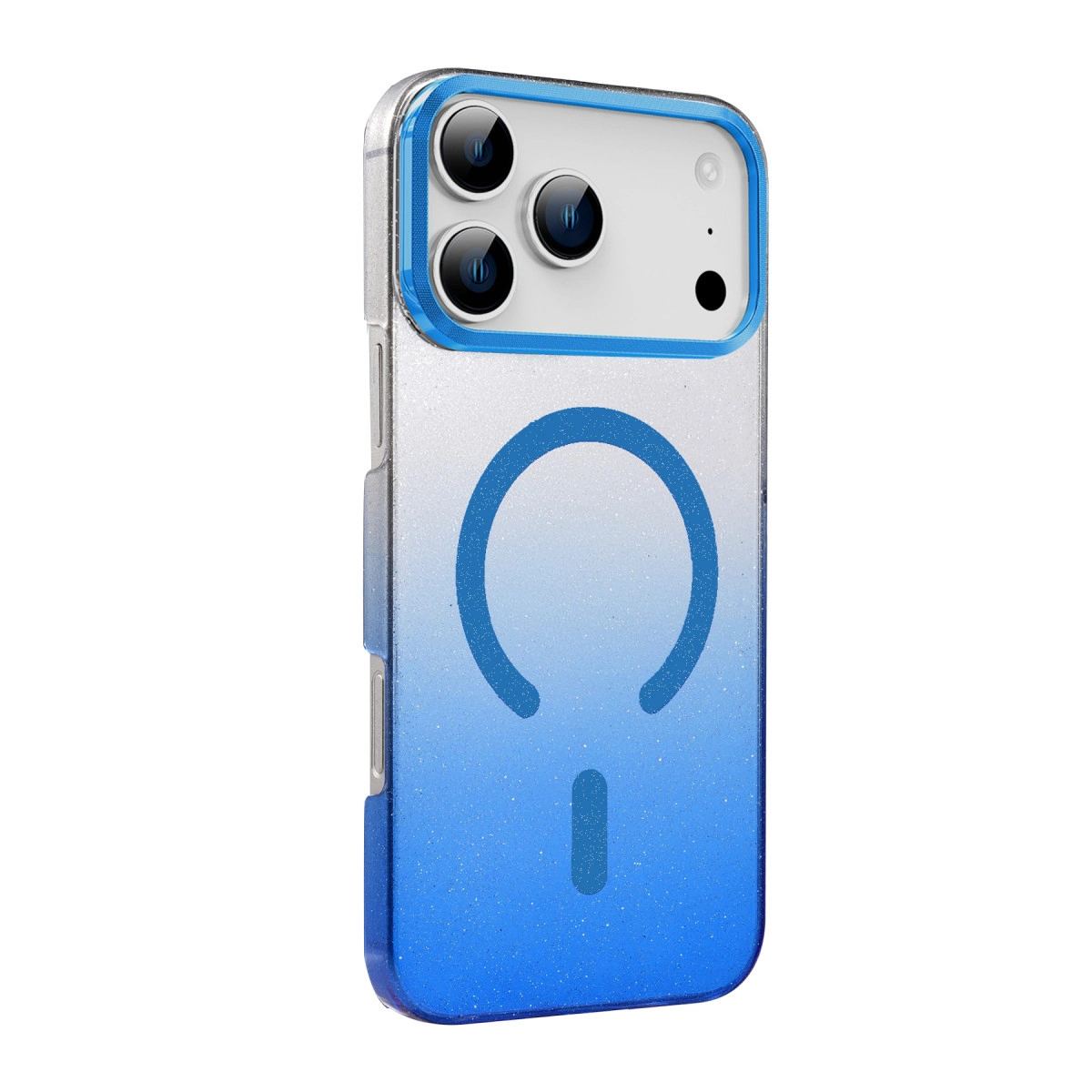 Apple İphone 17 Pro Max Glossy Magsafe Kapak - Mavi