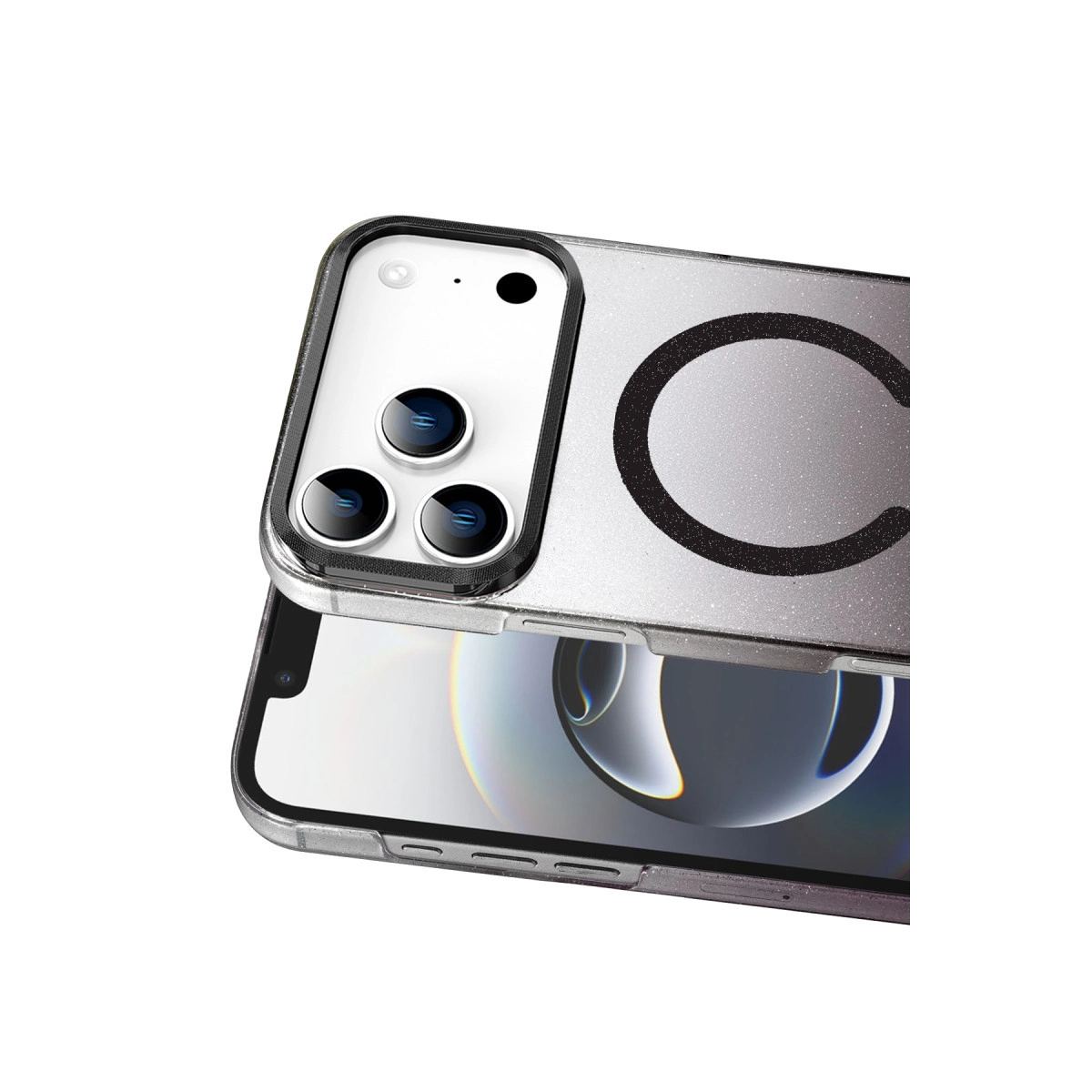 Apple İphone 17 Pro Max Glossy Magsafe Kapak - Siyah