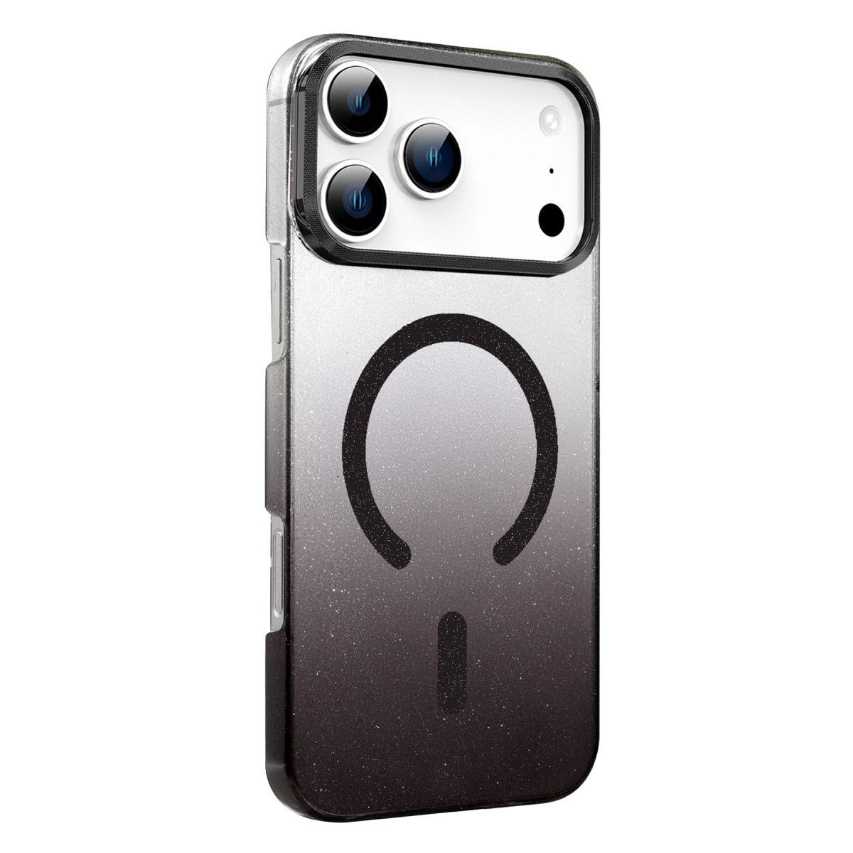 Apple İphone 17 Pro Max Glossy Magsafe Kapak - Siyah