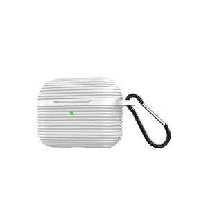 Apple Airpods Pro 3 (3.nesil) Raven Silikon Kılıf - Beyaz
