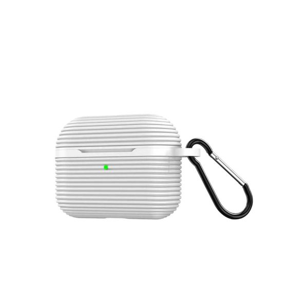 Apple Airpods Pro 3 (3.nesil) Raven Silikon Kılıf - Beyaz
