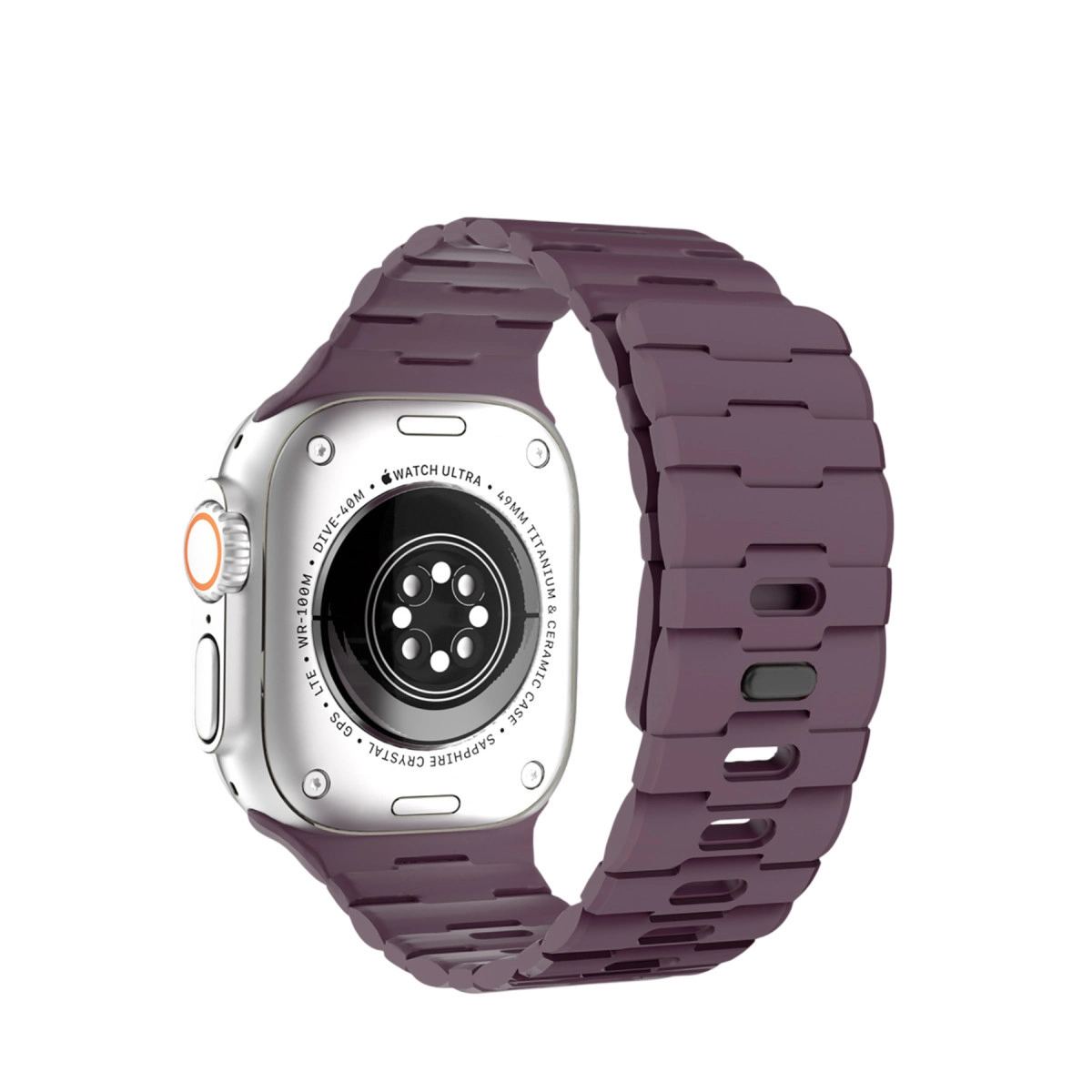 Apple Watch Ultra 49mm Wowen Kordon (saat Değildir) - Bordo