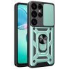 Samsung Galaxy S26 Ultra Pars Lens Yüzüklü Silikon - Yeşil