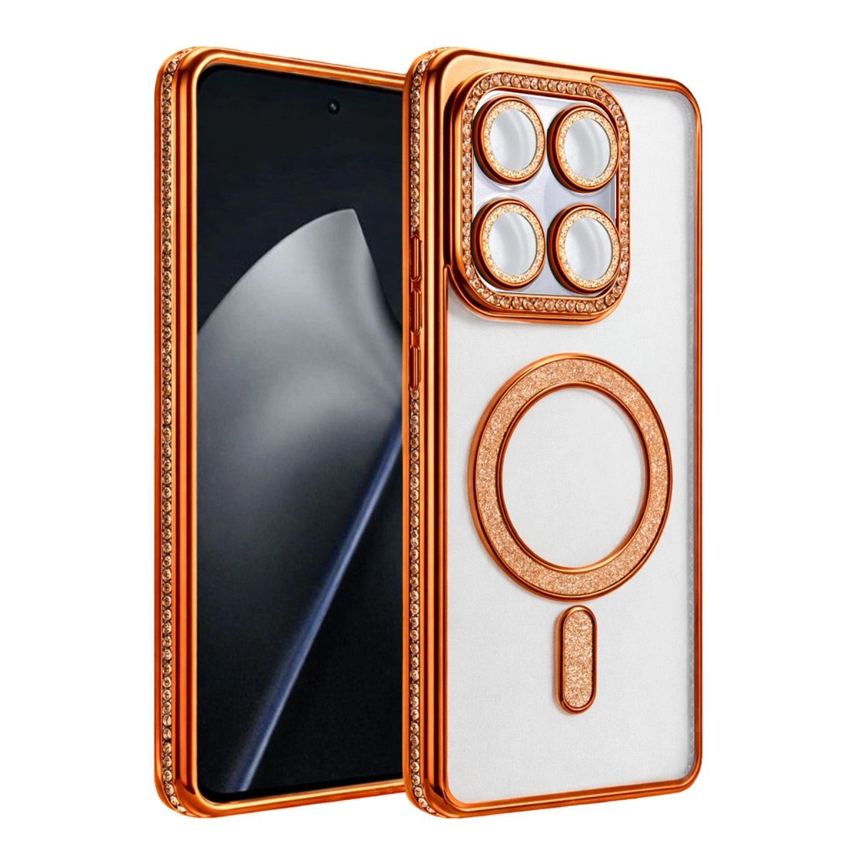 Joko Xiaomi Mi 15t Pro Joke Simli Magneticsafe Kılıf - Turuncu