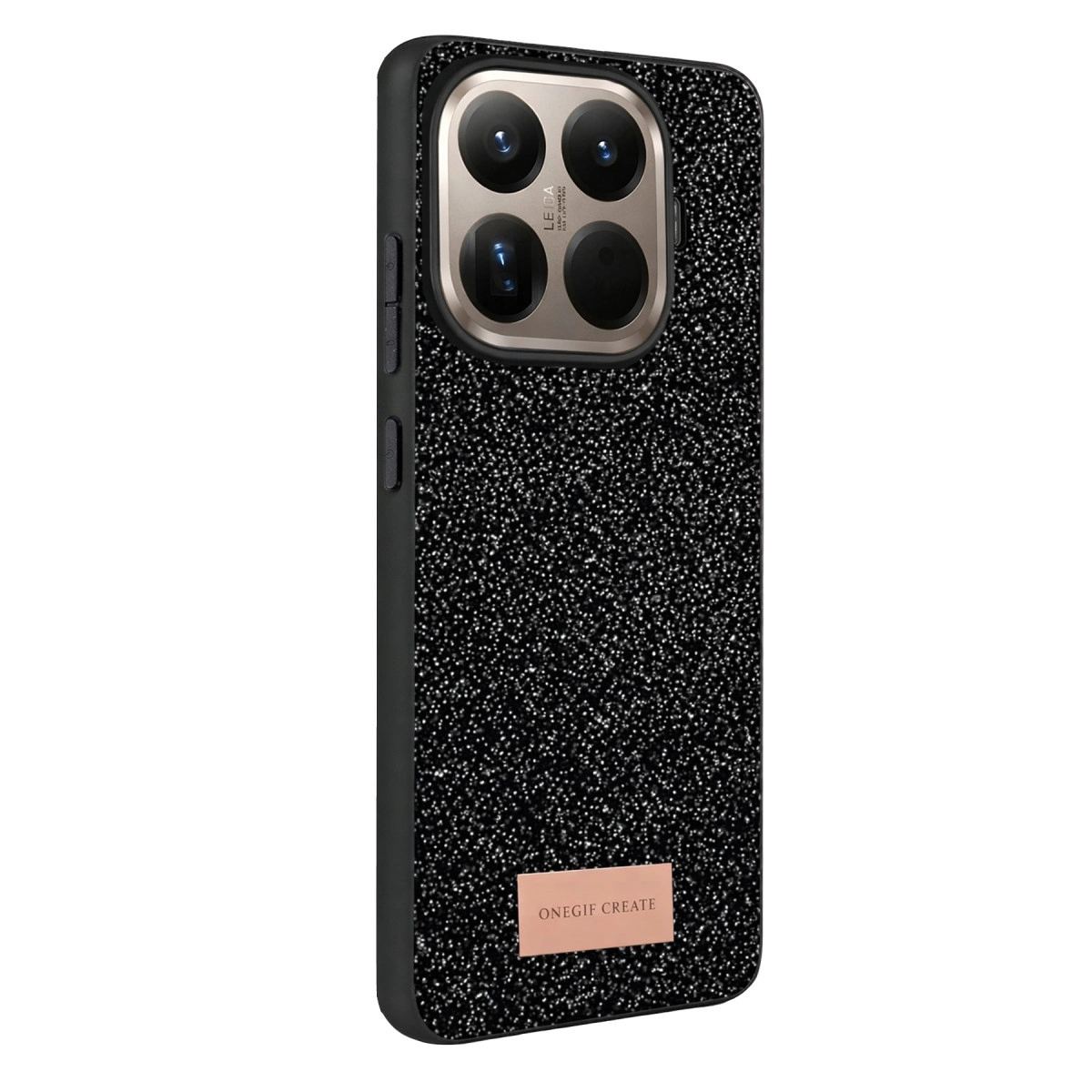 Onegif Xiaomi Mi 15t Pro Bright Simli Kapak - Siyah