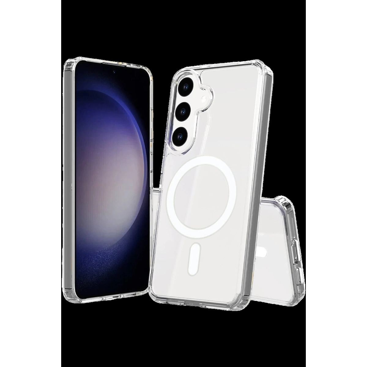 Samsung Galaxy S26 Magneticsafe Şeffaf Silikon - Şeffaf