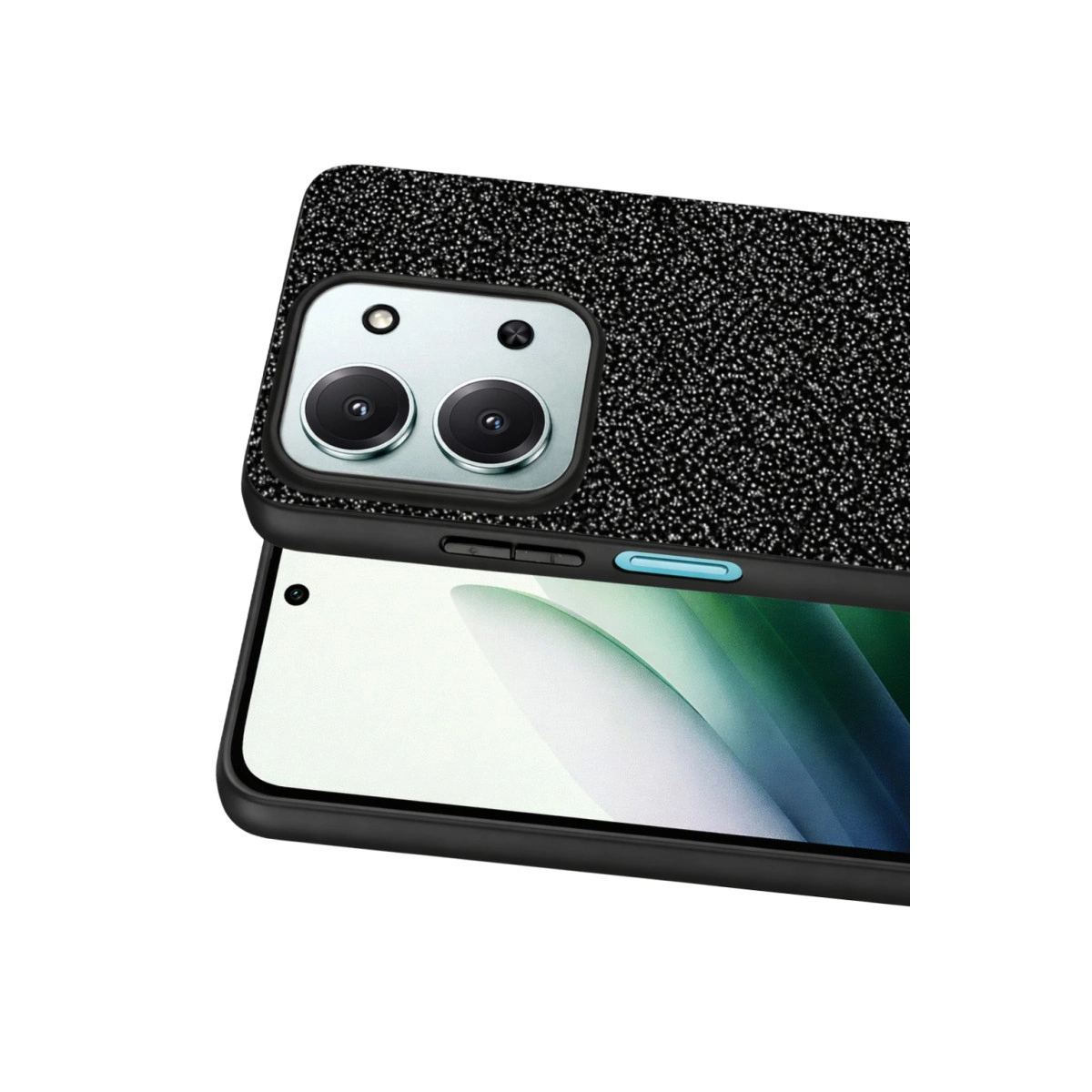 Onegif Xiaomi Redmi 15c 4g Bright Simli Kapak - Siyah