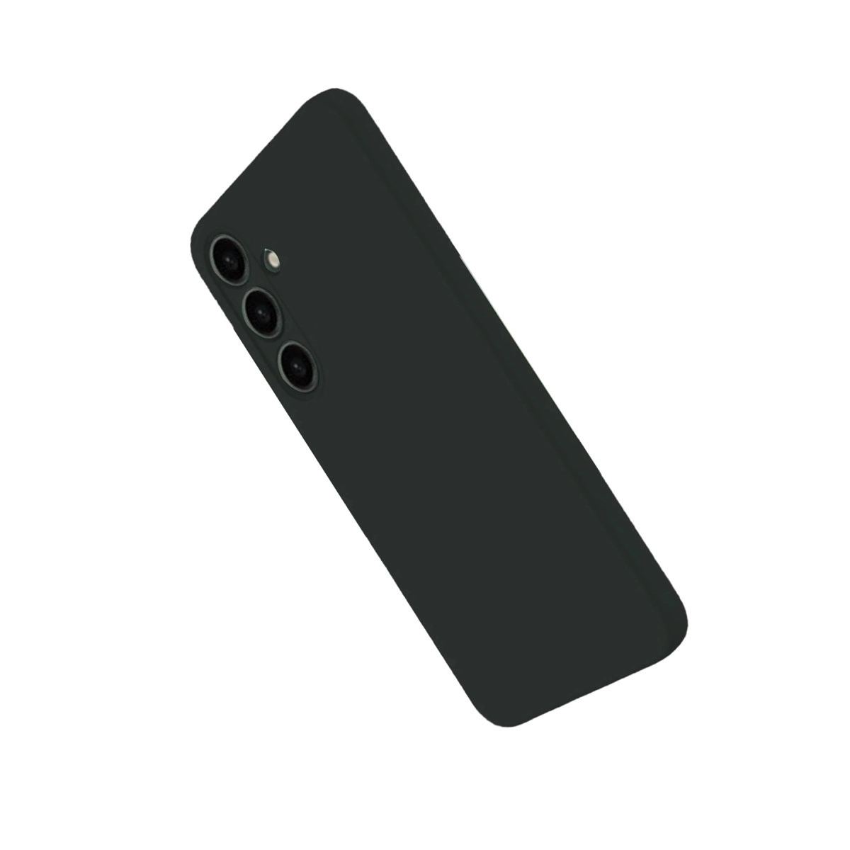 Samsung Galaxy S25 Plus Kılıf Nano İçi Kadife Silikon - Siyah