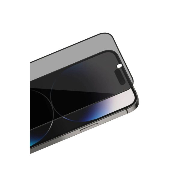 Apple İphone 16 Pro Max Bilvis 3x Ar Hayalet Cam Ekran Koruyucu - Siyah