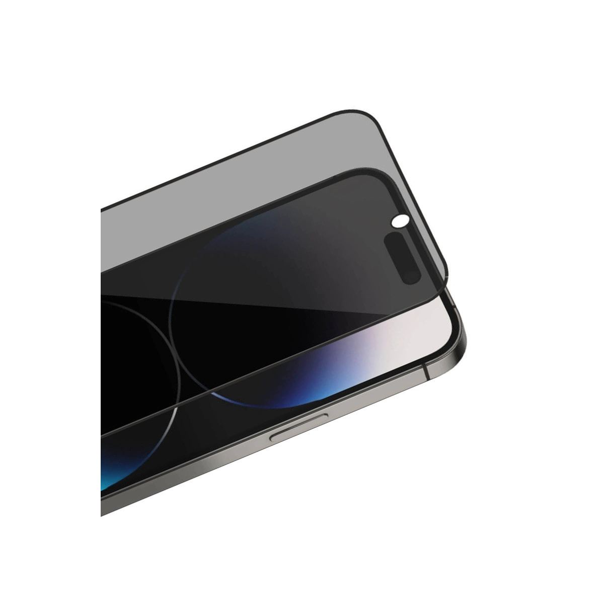 Apple İphone 17 Pro Max Bilvis 3x Ar Hayalet Cam Ekran Koruyucu - Siyah