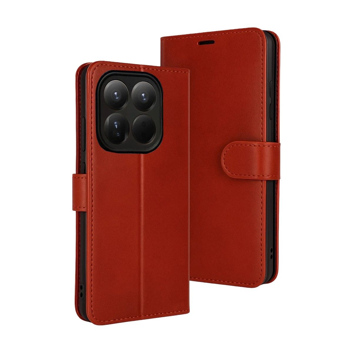 Xiaomi Mi 15t Trend S Plus Kapaklı Kılıf - Kırmızı
