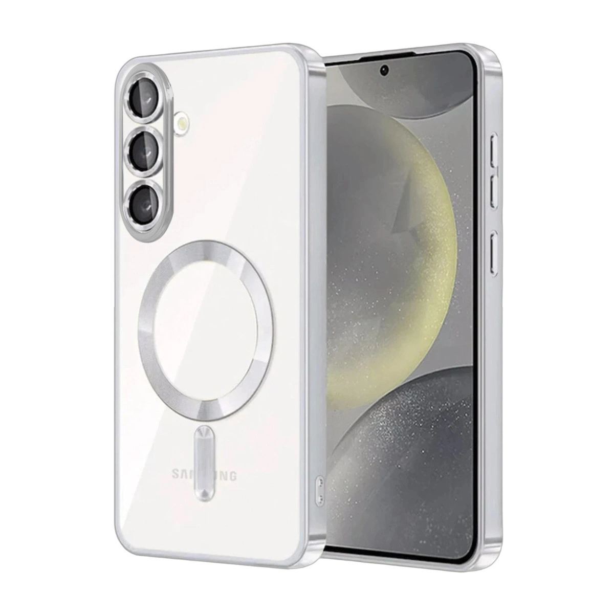 Samsung Galaxy A37 5g Kross Magneticsafe Kapak - Gümüş