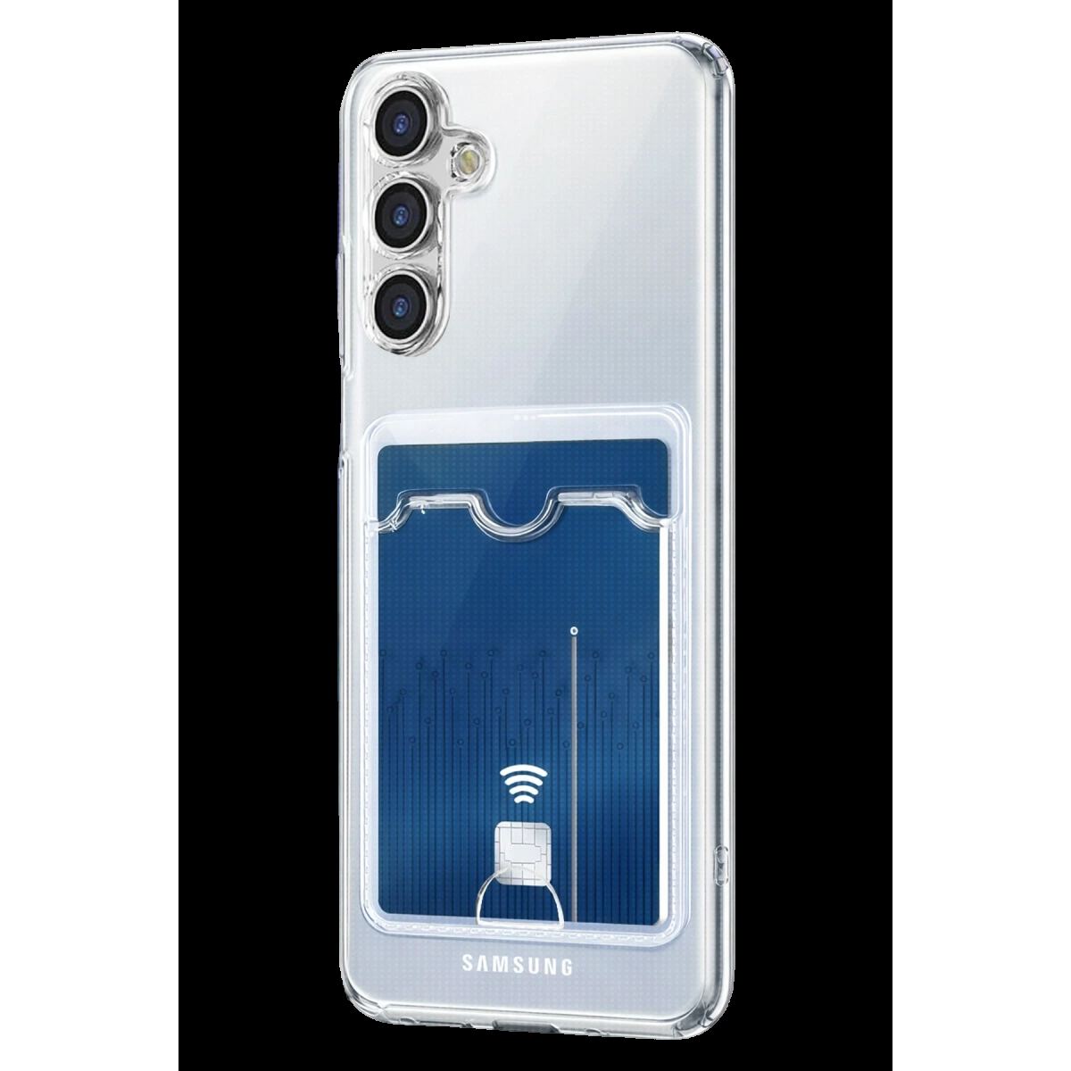 Samsung Galaxy A57 5g Kart Şeffaf Silikon - Şeffaf