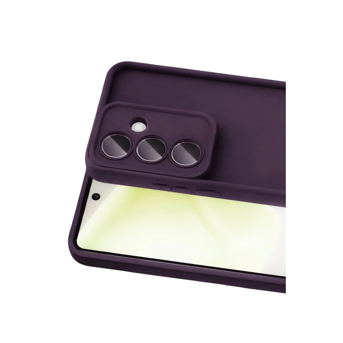 Samsung Galaxy A57 5g Viera Silikon - Mürdüm