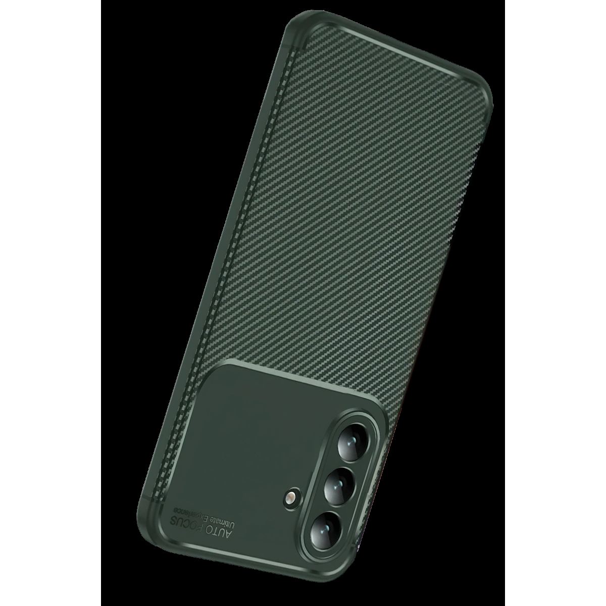 Samsung Galaxy S26 Auto Focus Karbon Kapak - Koyu Yeşil